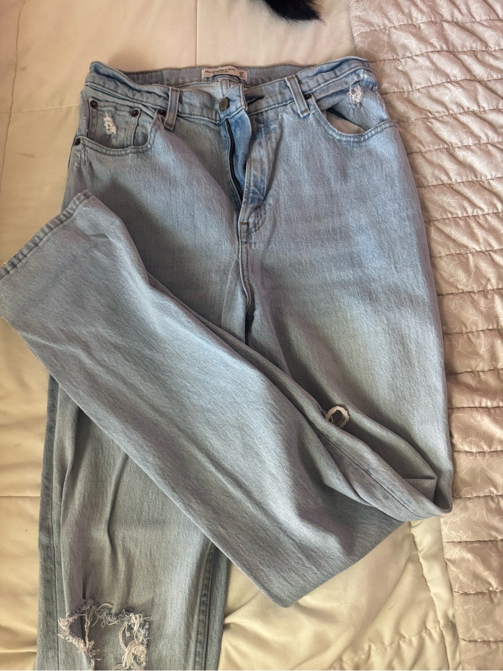 Abercrombie the 90s straight jeans - long
